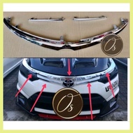 ❅ ❂ ⚠ Toyota Vios 2014 NCP150 Front Bumper Grile Grille Garnish Chrome GRILL LINING moulding 2014 2