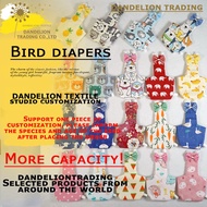 [DANDELION] Parrot Clothes Bird flight suit bird diaper Parrot Diaper Flight Suit Diaper Clothes Med