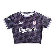 Fakelab X Cherrypop Crop Jersey Sporty/ Sportswear/ Short Sleeve/