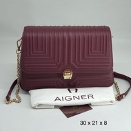 Tas AIGNER Original - Authentic AIGNER Genoveva Crossbody Bag