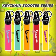 GANTUNGAN HIGH QUALITY SCOOTER SERIES KEYCHAIN PREMIUM MOTORCYCLEKeychain PIAGGIO LIVE MORE VESPA MA