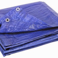 9'X12' ORANGE / YELLOW BLUE CANVAS