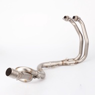 Motorcycle Exhaust Middle Pipe For Kawasaki Z250 Ninja 300 250 Full Exhaust System Modified Front Middle Pipe