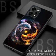 HP [ MK39 YINYANG ] Glossy HD Case Oppo RENO 10/10 PRO/10 PRO PLUS/11/11 PRO/11F/12 PRO/12 F/13 PRO/