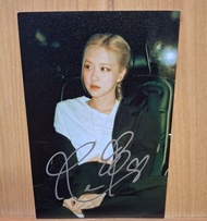 極珍貴 韓國女團 Blackpink Rose 親筆簽名 宣傳品 激罕 值得收藏