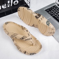 FLYING 36-45 New Fashion Breathable High Elastic Soft Bottom Flip-flop Slippers for Men and Women Simple and Comfortable Ultra-light Non-slip Drainage Quick-drying Outdoor Beach Slippers