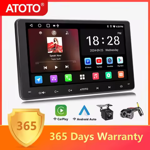 ATOTO 9 inch Q-LED Android Car Stereo Receiver GPS WIFI Bluetooth Apple Car Play Screen Android Auto