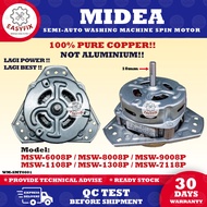 MSW-6008P / MSW-8008P / MSW-9008P / MSW-1108P MIDEA SEMI-AUTO WASHING MACHINE SPIN MOTOR MSW-1308P M