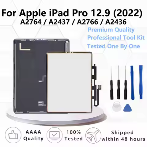 For Apple iPad Pro 12.9 (2022) Touch Screen Digitizer Panel & LCD Display Assembly Replacement For i