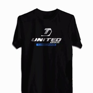Kaos BAJU T-SHIRT DISTRO United Clovis / united clovis / gowes / sepeda / Premium Cotton Combed
