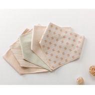 Baby products Baby bibs Colorful Cotton Triangle Scarf Cotton Bib Square Cotton Bib HKEK