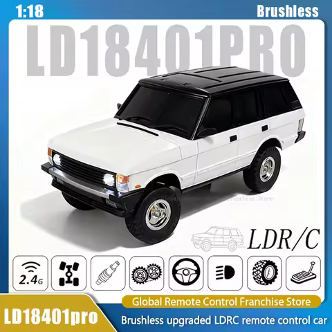 LD18401PRO Rc Car 1:18 4WD Brushless Remote Control Car Rc Climbing Off-road Vehicle Model Children'