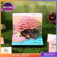 Time Piece Calendar 2026 Desk Calendar with Led Light 3D Calendar 2026 Paper Carving Art Memo Pad No