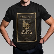 [BLACK & GOLD EDITION] Gundam Garam T-Shirt Men Viral Lelaki Cotton Men Graphic Brand Tee Fashion Vi