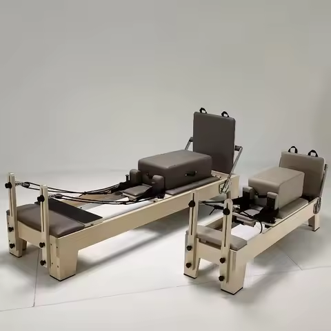 YTYIN Maple Wood Pilates Reformer Parent-child Gym Fitness Equipment Pilates Reformer