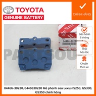 [Genuine] 04466-30230 Lexus IS250, GS300, GS350 rear brake pads