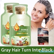 20g/bag Herbal Hair Dye Shampoo White Hair Into Black /brown Hair Blackening Shampoo Hair Color Nstant Hair Dye Shampoo 1pc LIVEBECOOL