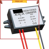 <FRDE>AC-DC Current Converter AC 12V (10-28V) to DC 12VIP68 Waterproof