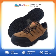 *SG Seller* Tractor Safety Shoes Brown Safety Toe Capped Anti Slip Outsole Reinforced Work Shoes Ind