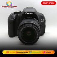 Kamera Camera DSLR Canon EOS 600D - Hitam