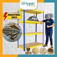 HYPERMORE Industrial Rack Angle Iron Rack Store Room Rack Rak Heavy Duty Rack Shelf