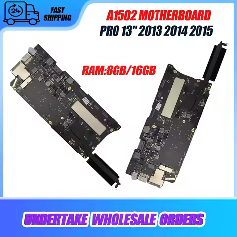 Original A1502 Motherboard For MacBook Pro 13" Retina A1502 Laptop Logic Board i5 i7 8GB 16GB 2.6/2.