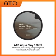【MALAYSIA READY STOCK】 ATD AQUA Hair Clay Matte Styling High Strong Hold Low Shine 100ML 专业造型发泥