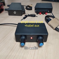 Power amplifier mini 5 volt stereo 2 chanel ampli rakitan 🤞