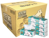 【BENI BEAR邦尼熊】抽取式花紋衛生紙130抽8包10袋