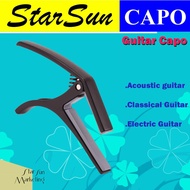 Morrison Acoustic Folk Guitar / Electric Guitar Trigger Quick Change Clamp Key Capo Built-in End Pin
