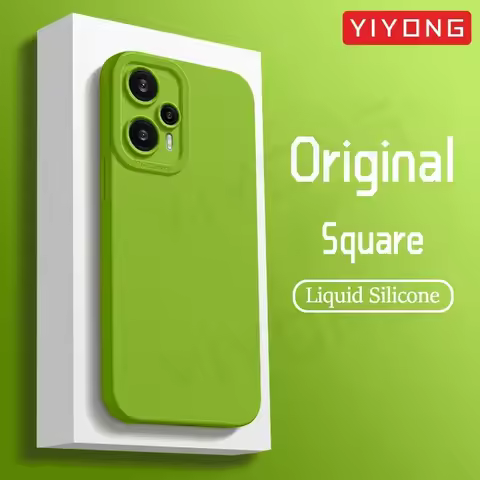 For Poco F5 Case YIYONG Silky Liquid Silicone Soft Cover For Xiaomi POCO F6 F4 X4 GT Xiomi Pocophone