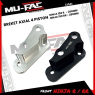 AUTOMAX AXIAL 4 PISTON 1 PIN NINJA 150 R 260 RR 280 MUFAC ALUMINUM CNC Caliper BRACKET