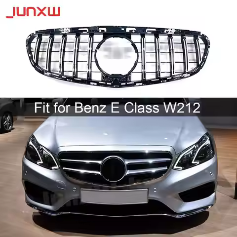 ABS Front Bumper Grill Bodykits Decoration for Benz E Class W212 E250 E300 2013 2014 2015 Car Stylin