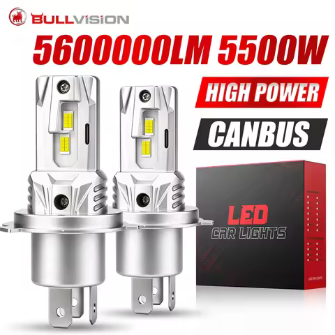 H4 LED Motorcycle Headlight Bulbs Hi Lo Beam Moto Lights For Yamaha Kawasaki Suzuki H4 LED Lamp With