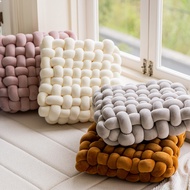 New decorative knotted woven pillow - High quality modern backrest sofa pillow, high quality seat cu