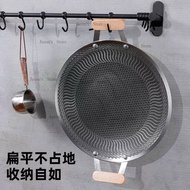 BBQ Korean Grill Pan Smokeles Grill Pan/Outdoor Camping Grill Pan/Frying Pan/BBQ Grill Pan Handle