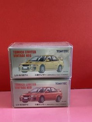 TOMYTEC Tomica Limited Vintage NEO LV-N187a/ N187b Mitsubishi Lancer GSR Evolution New