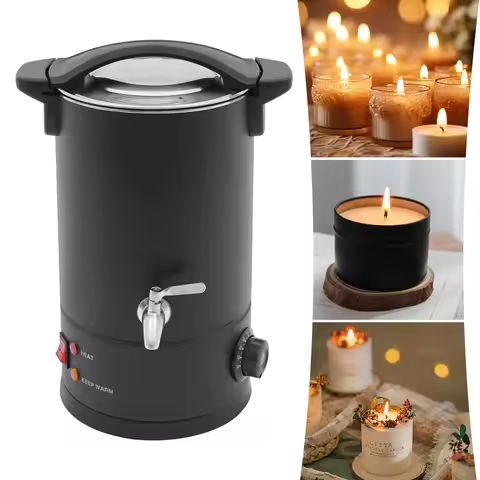 1800W/1200W Electric Melting Wax Oven, Wax Melter Soap Maker 8L/1.76 gal/270.5oz for Candle Making, 
