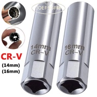IOEFSGF69 Wrench 3/8" Socket, CR-V 12-Point Angle Spark Plug Sleeve, High-quality 14mm 16mm Magnetic