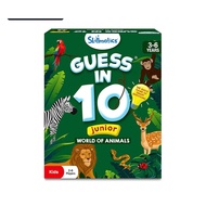 💯 authentic Skillmatics Guess in 10 Junior world of animals card game- toddler inferential comprehen