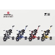 EXOTIC TRICYCLE ET-603-7 BABY SHARK CHILDREN'S TRICYCLE | TRICYCLE ET-601 | SBP