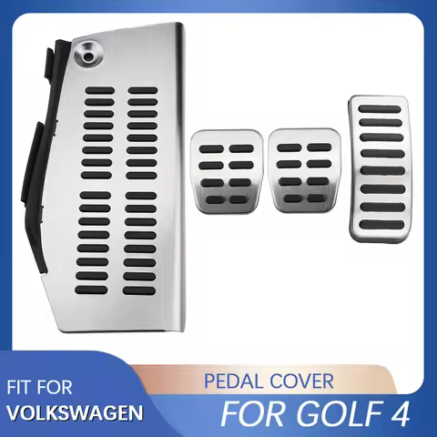 Stainless Steel Car Pedals for Volkswagen VW Golf 4 MK4 Golf4 1997 - 2005 Gas Brake Rest Pedal Cover
