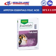 Appeton Essentials Folic Acid (30's x 3 Stp)