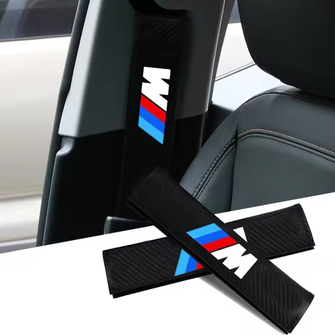 Car Safety Belt Shoulder Cover Pad Plush Seat Belt Shoulder For BMW M E30 E39 E46 E90 E93 E60 F10 M5