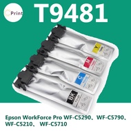 หมึกอิงค์เจ็ท Inkjet Epson T948 Epson T9481 T9482 T9483 for  Epson WorkForce Pro WF-C5290 WF-C5790 W