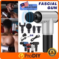 urut 6 Speeds Muscle Massage Gun Handheld Deep Tissue Muscle Vibration Rechargeable Fascial Gun ( HF