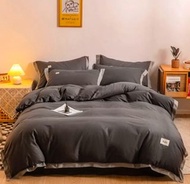 高級感輕奢北歐風純棉床單雙人床單床罩被套床笠款床單全棉（150*200cm /純售床包