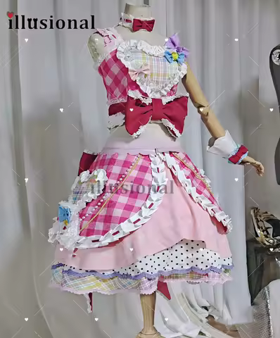 illusional Custom size made Aikatsu Stars! Nijino Yume Cosplay Costume Anime dress female