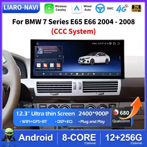 Android Auto for BMW 7 Series E65 E66 2004 - 2008 CCC System GPS Car Radio Video Multimedia Player C