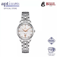 [Aptimos] Ernest Borel Jules Borel LS9160-221 Silver Dial Women Automatic Bracelet Watch